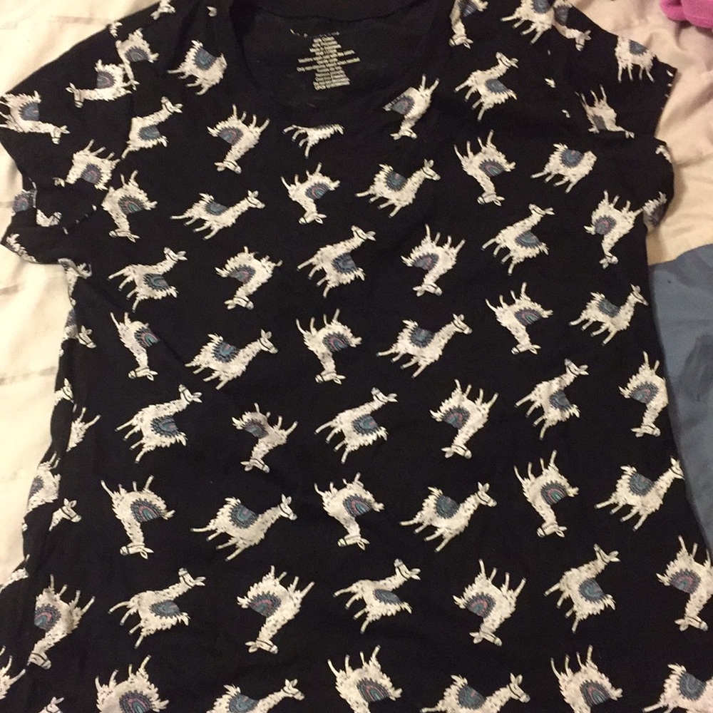 A shirt full of Llamas